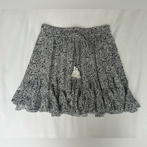 Blush Dresses & Skirts - black and white floral skirt